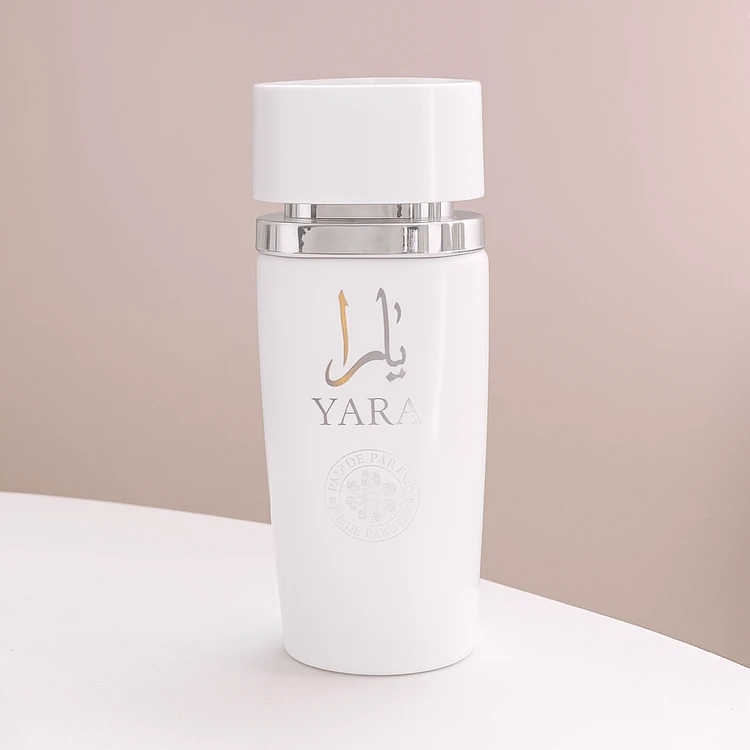 ادکلن یارا موی سفید لطافه زنانه شیک رایحه خنک و شیرین حجم 100میل