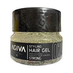 ژل موی حالت دهنده آگیوا 02 سفید مدل Strong حجم 700 میل