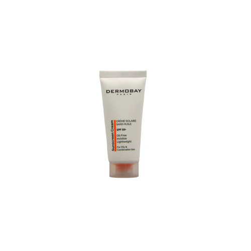 کرم ضد آفتاب پوست چرب و جوش دار بی رنگ درموبای (SPF50) حجم 40 میل