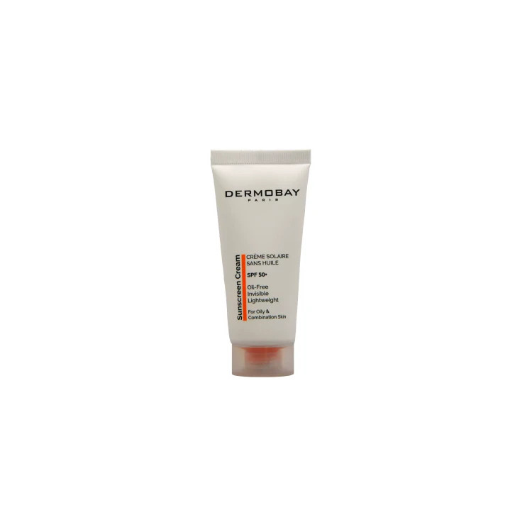 کرم ضد آفتاب پوست چرب و جوش دار بی رنگ درموبای (SPF50) حجم 40 میل