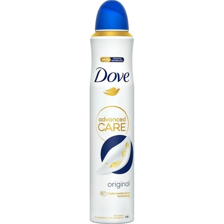 اسپری داو DOVE ضدتعریق مدل ADVANCED CARE ORGNIAL حجم 250 میل