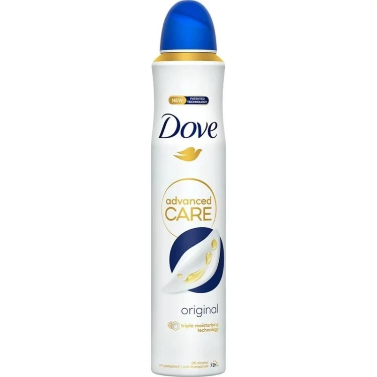 اسپری داو DOVE ضدتعریق مدل ADVANCED CARE ORGNIAL حجم 250 میل