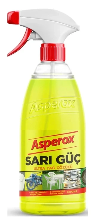 اسپری چربی زدای قوی آسپروکس Sarı Güç اورجینال حجم 1000میل