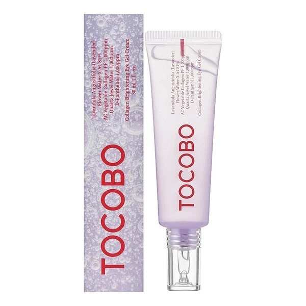 ژل کرم دور چشم روشن کننده و مرطوب کننده کلاژن‌توکوبو_TOCOBO‌حجم ۳۰میل
