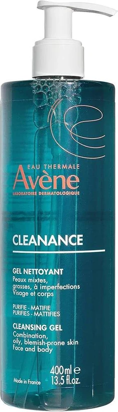 ژل شستشوی اون Avene Cleanance پوست چرب و مختلط حجم 400 میل