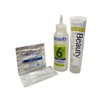کیت رنگ مو زنانه فاقد سولفات و آمونیاک Maxx Deluxe سری Beauty Expert شماره 7.0 پایه رنگ بلوند حجم 80 میل